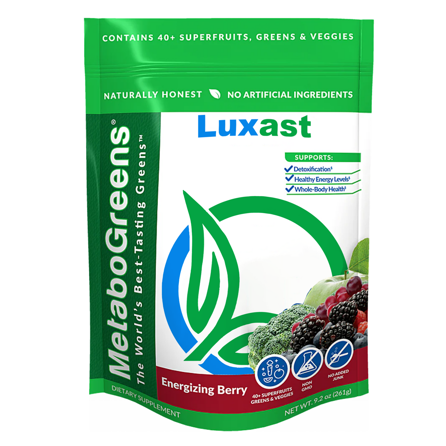 LUXAST™ MetaboGreens® — Great-Tasting Super Greens Powder
