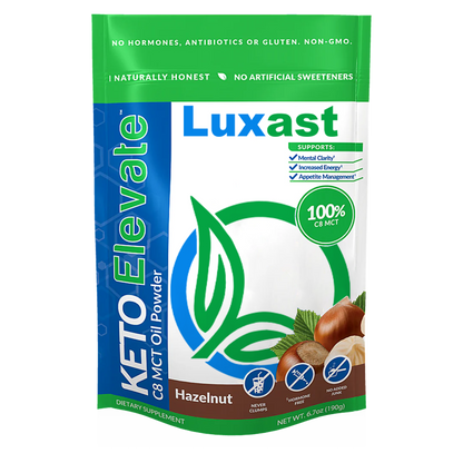 LUXAST™ KETO ELEVATE™ C8 MCT OIL POWDER (3 Delicious Flavors)