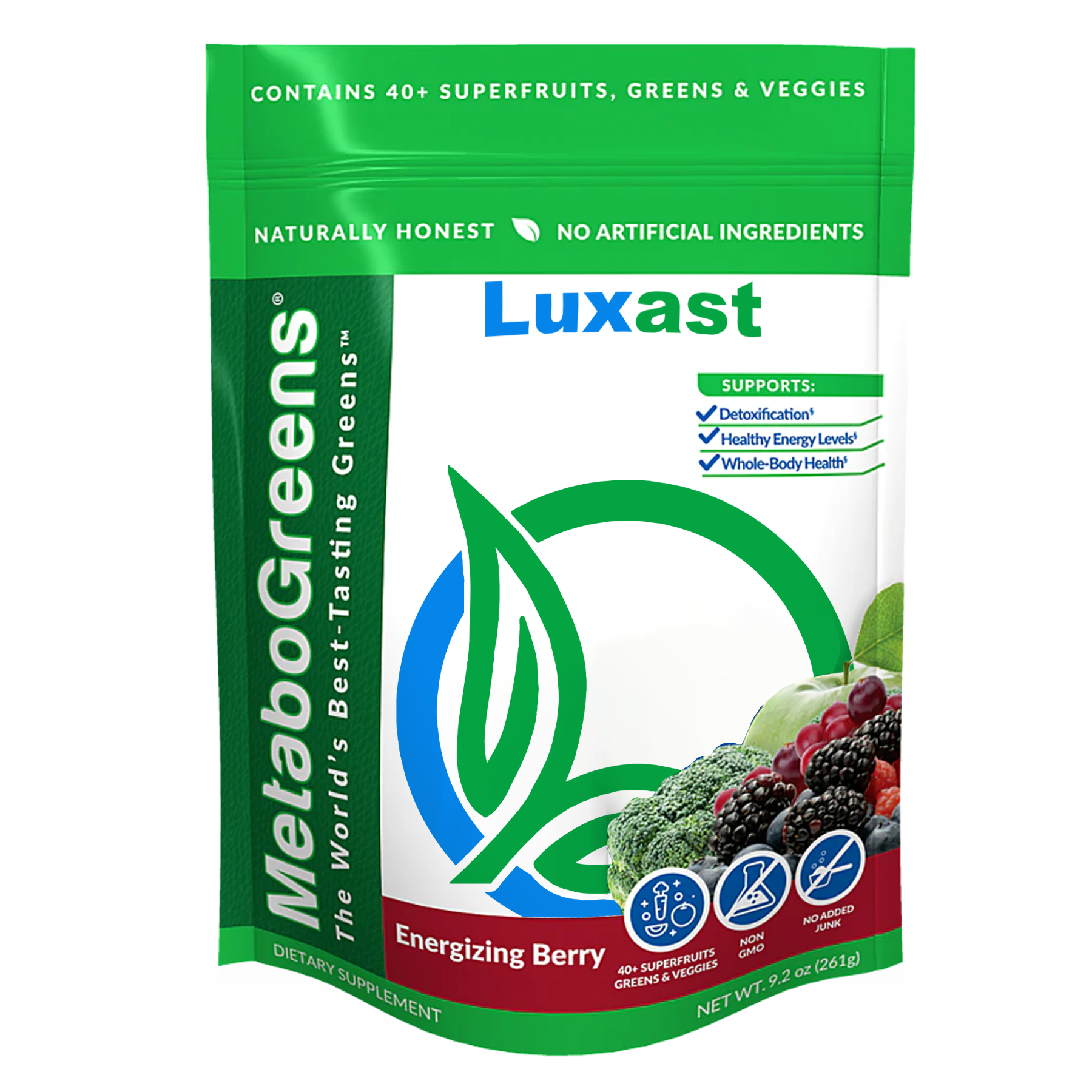 LUXAST™ MetaboGreens® — Great-Tasting  Super Greens Powder