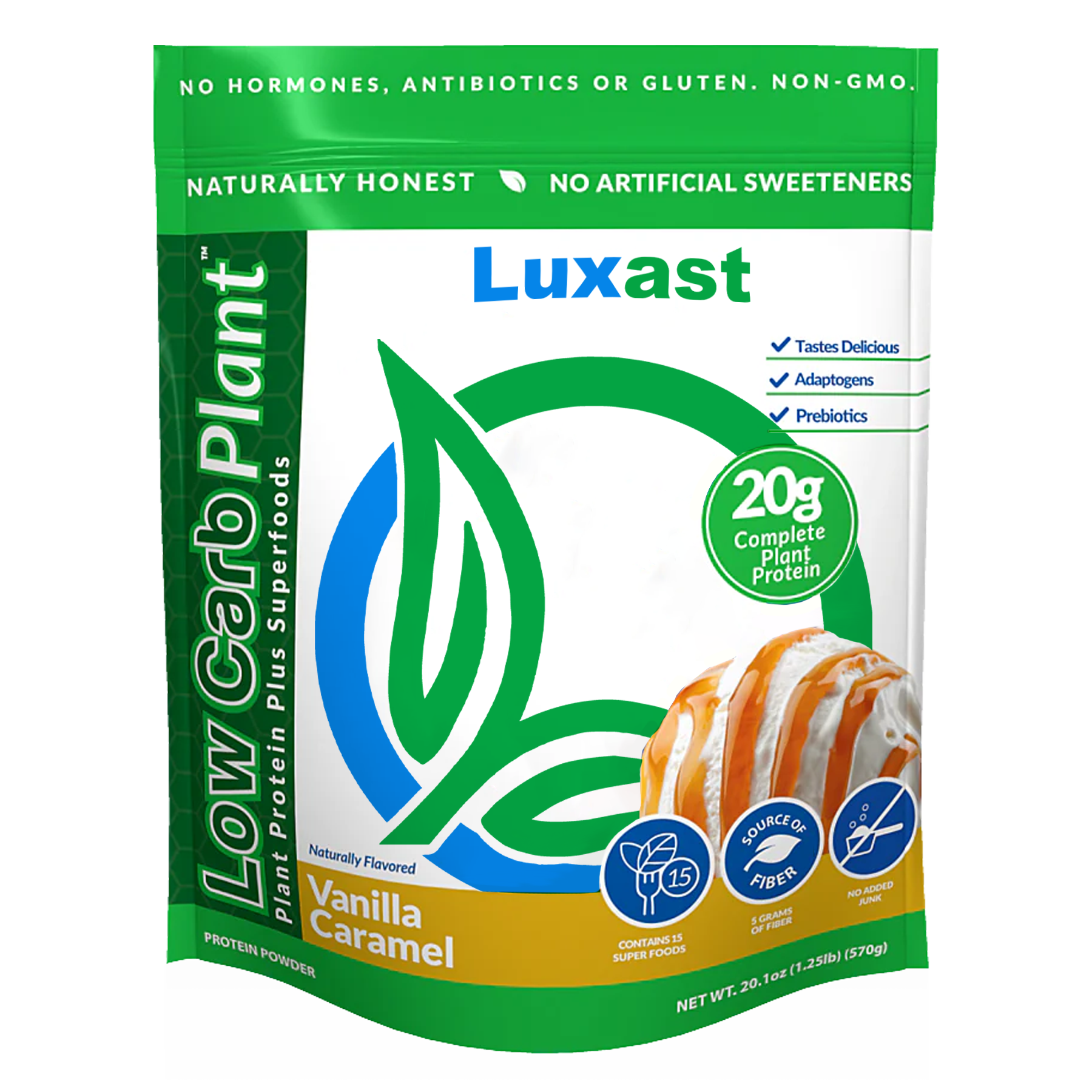 LUXAST™ Low Carb Plant™ — Plant Protein Plus Superfoods (2 Delicious Flavors)