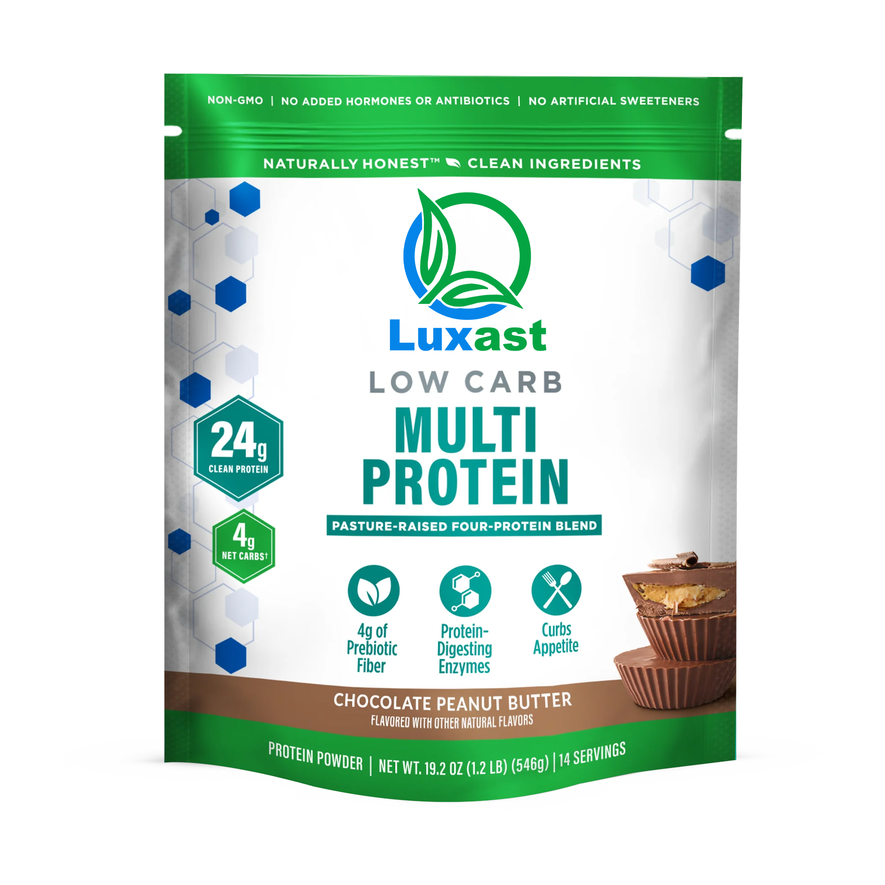 LUXAST™ LOW CARB PROTEIN POWDER BLEND™