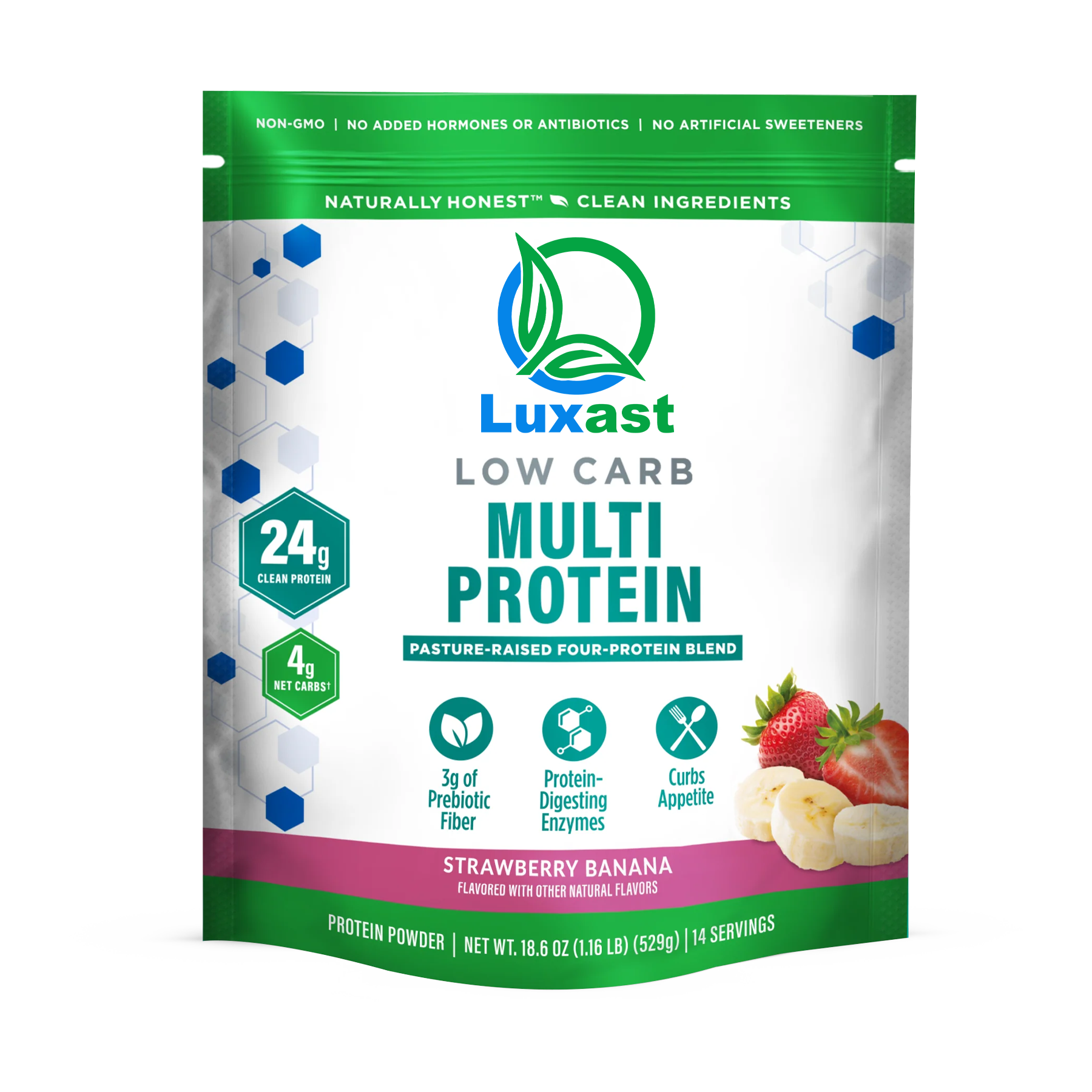 LUXAST™ LOW CARB PROTEIN POWDER BLEND