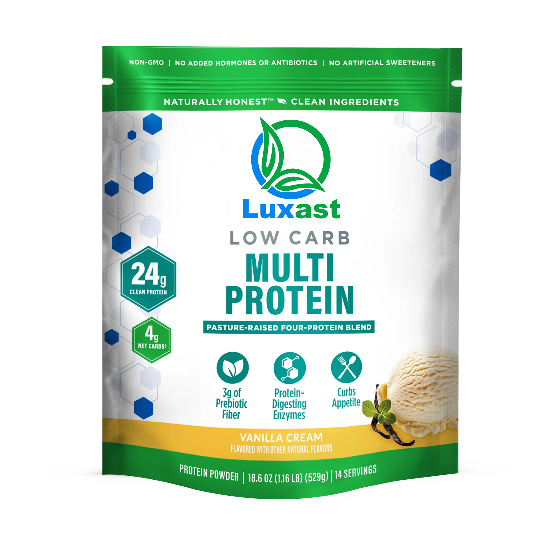 LUXAST™ LOW CARB PROTEIN POWDER BLEND